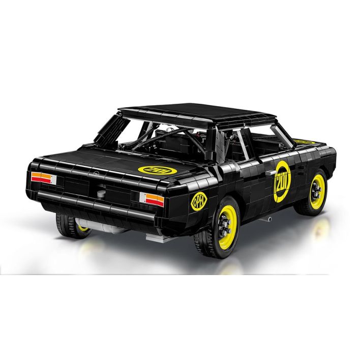 COBI Opel Rekord C Schwarze Witwe Klemmbaustein-Modell im Maßstab 1:12 – 2.078 Teile, Set 24333 – Ansicht 4