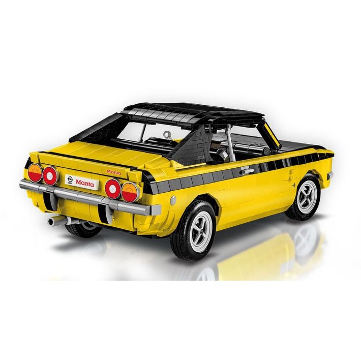 COBI Opel Manta A 1970 Klemmbaustein-Modell im Maßstab 1:12 – 1.905 Teile, Set 24339 – Ansicht 3