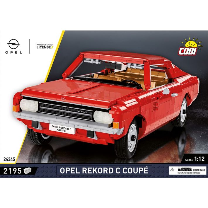 COBI Opel Rekord Coupé Klemmbaustein-Modell im Maßstab 1:12 – 2.195 Teile, Set 24345