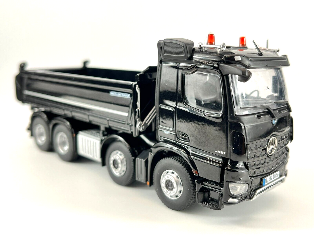 NZG Mercedes-Benz Arocs 8x4 mit Meiller Dreiseitenkipper – Diecast Sammlermodell im Maßstab 1:50, Zinkdruckguss, Art. 1066/50 – Ansicht 7