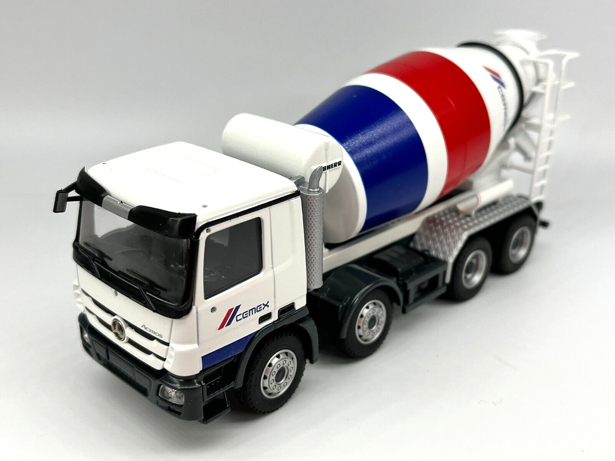 Conrad Liebherr HTM 904 Fahrmischer auf Mercedes-Benz Actros „CEMEX“ – Diecast Sammlermodell im Maßstab 1:50, Art. L-72119/04 – Ansicht 2