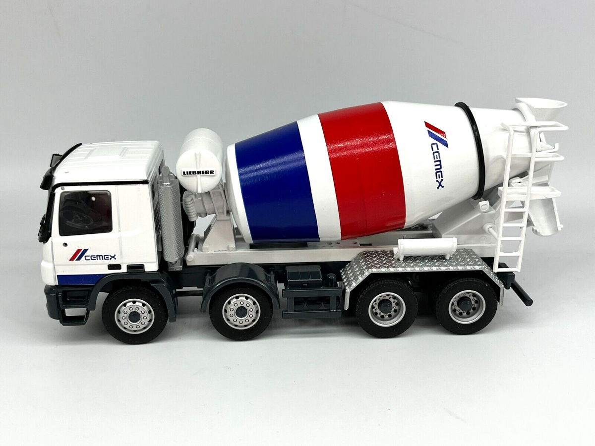 Conrad Liebherr HTM 904 Fahrmischer auf Mercedes-Benz Actros „CEMEX“ – Diecast Sammlermodell im Maßstab 1:50, Art. L-72119/04 – Ansicht 3