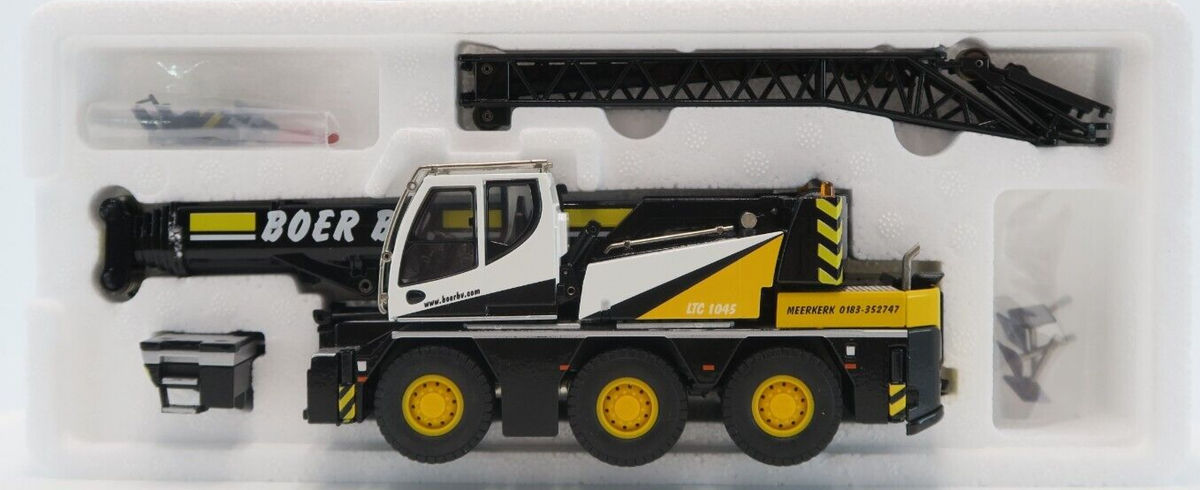 Conrad Liebherr LTC 1045-3.1 Mobilkran in der Ausführung BOER E.V. – Diecast Sammlermodell im Maßstab 1:50, Zinkdruckguss, Art. 2109/09 – Ansicht 5
