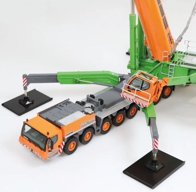 NZG Liebherr LTM 11200-9.1 Mobilkran in der Ausführung MPM CHILE – Diecast Sammlermodell im Maßstab 1:50, Zinkdruckguss, Art. 732/34 – Ansicht 3