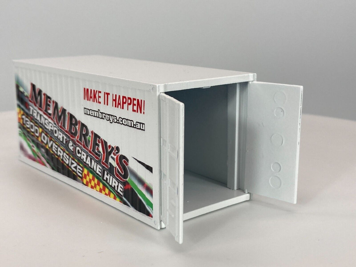Conrad Seefrachtcontainer 20ft MEMBREY´S – Diecast Sammler-Zubehör im Maßstab 1:50, Art. 99928/12 – Ansicht 6