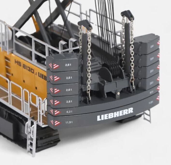 NZG Liebherr HS8130.1 Seilbagger – Diecast Sammlermodell im Maßstab 1:50, Zinkdruckguss, Art. 1046/0 – Ansicht 4