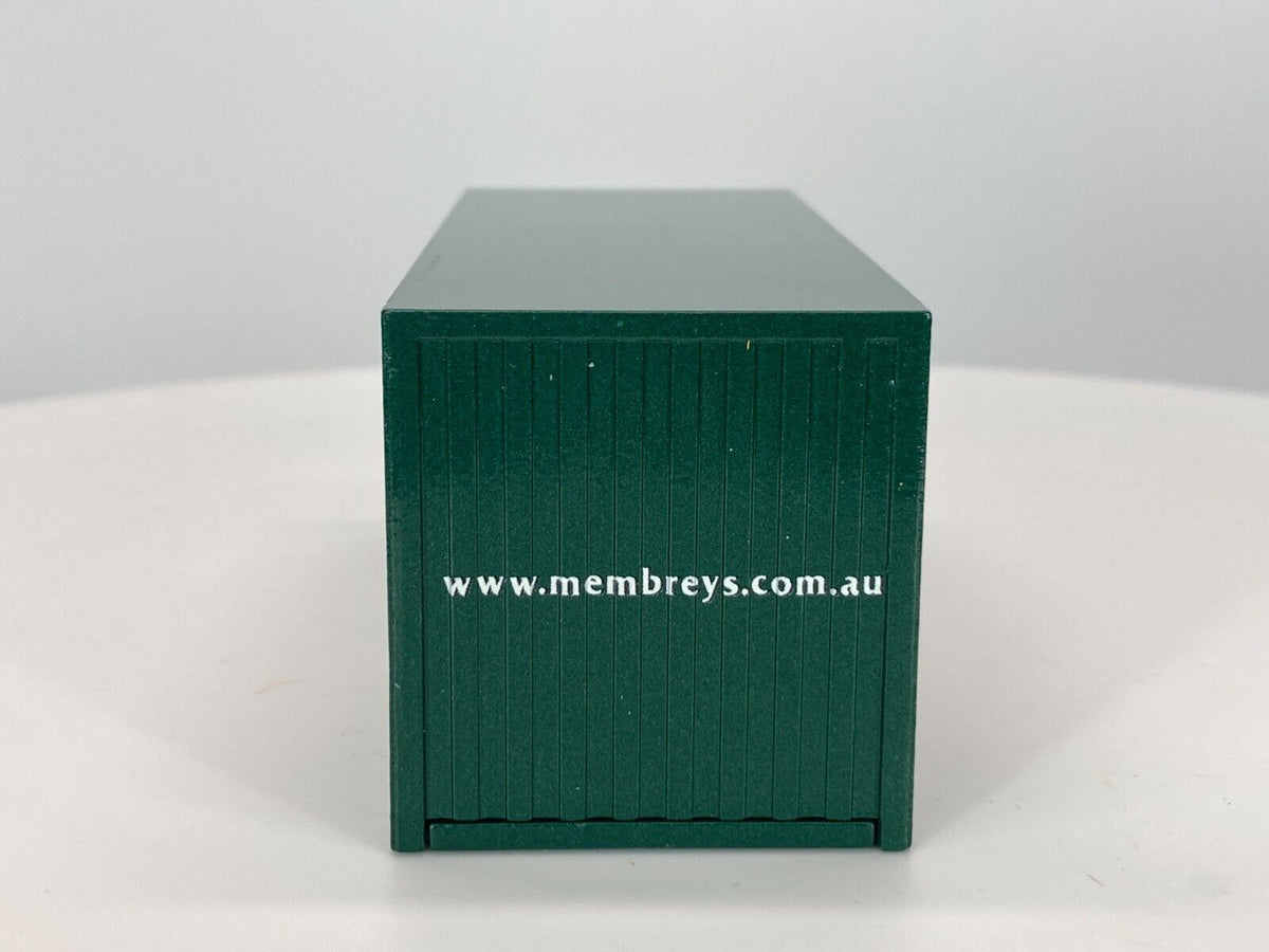 Conrad Seefrachtcontainer 20ft MEMBREY´S – Diecast Sammler-Zubehör im Maßstab 1:50, Art. 99928/14 – Ansicht 2