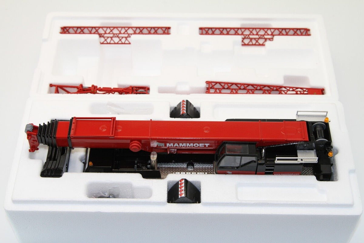 Conrad Liebherr LTM 1200 Mobilkran in der MAMMOET-Ausführung – Diecast Sammlermodell im Maßstab 1:50, Zinkdruckguss, Art. 2101/02 – Ansicht 7