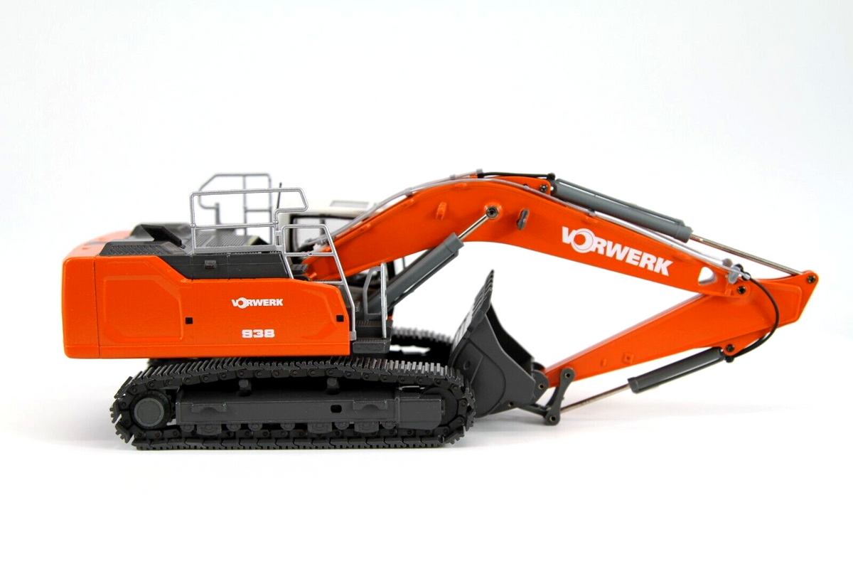 Conrad Liebherr R938 V Litronic Hydraulikbagger „VORWERK“ – Diecast Sammlermodell im Maßstab 1:50, Art. 2215/13 – Ansicht 7