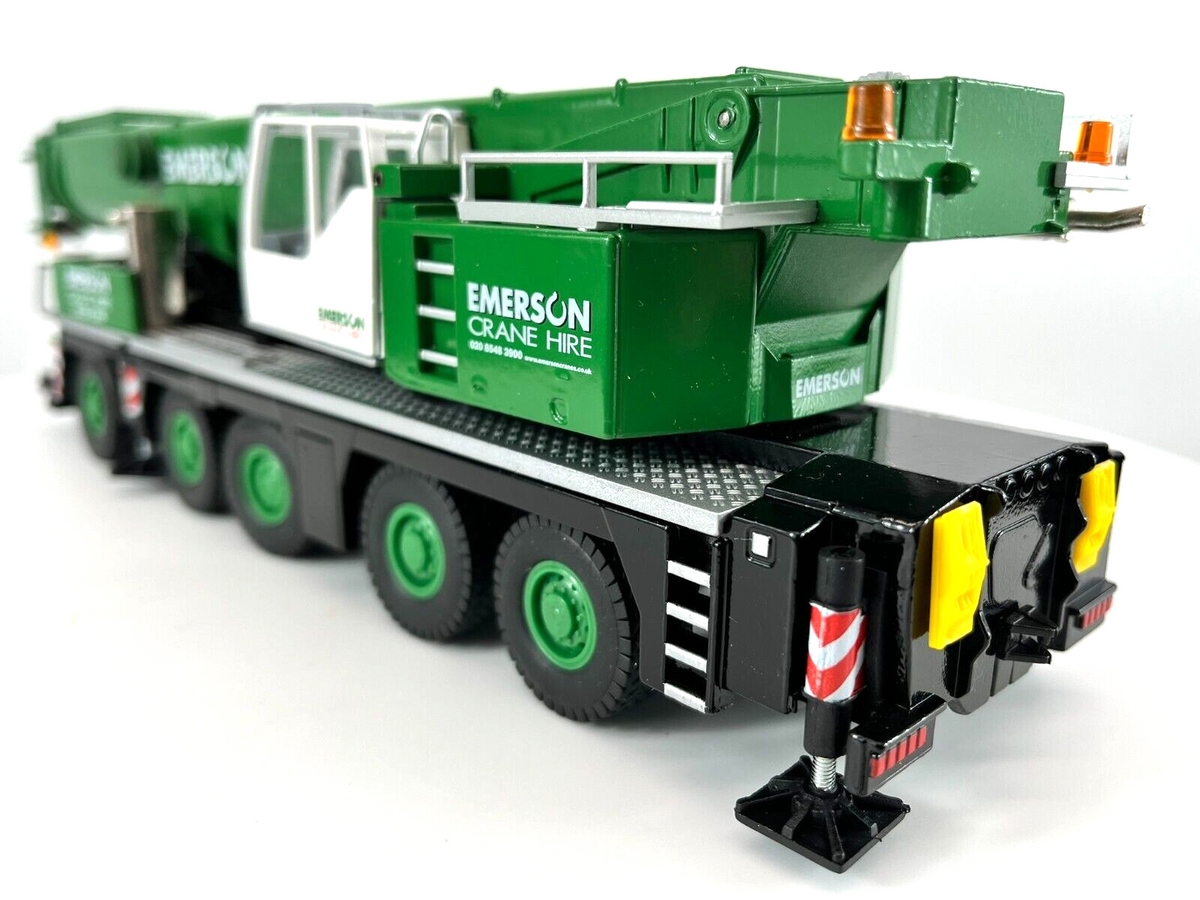 Conrad Liebherr LTM 1200-5.1 Mobilkran „EMERSON Crane Hire“ – Diecast Sammlermodell im Maßstab 1:50, Art. 2101/22 – Ansicht 3