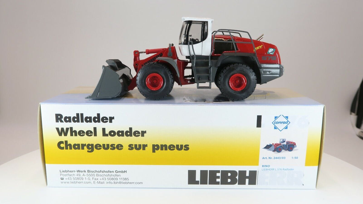 Conrad Liebherr L576 Radlader „RINO“ – Diecast Sammlermodell im Maßstab 1:50, Art. 2443/03 – Ansicht 7
