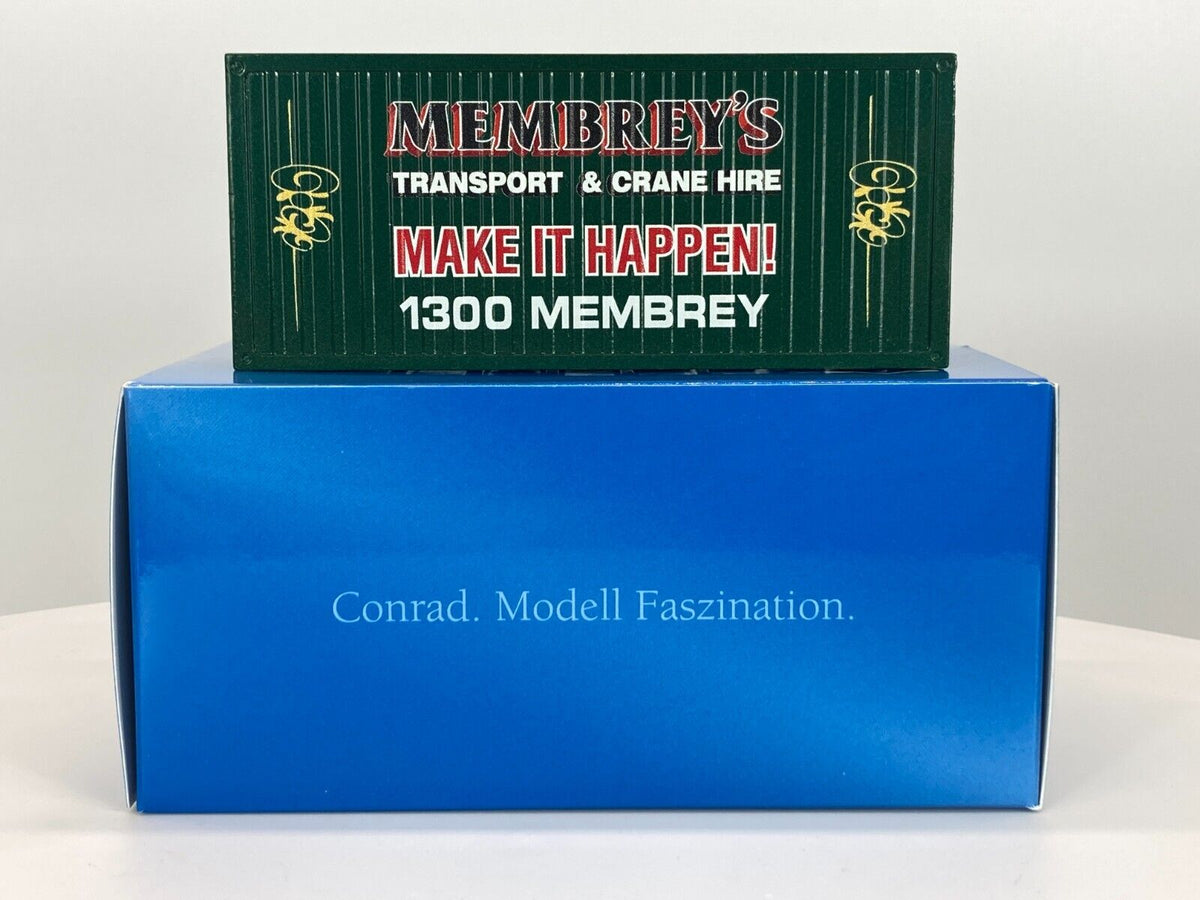 Conrad Seefrachtcontainer 20ft MEMBREY´S – Diecast Sammler-Zubehör im Maßstab 1:50, Art. 99928/14 – Ansicht 5
