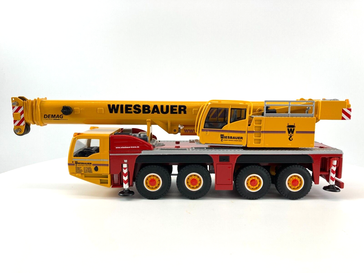 Conrad Terex-Demag AC 100-4L Teleskopkran „WIESBAUER“ – Diecast Sammlermodell im Maßstab 1:50, Art. 2107/08 – Ansicht 2