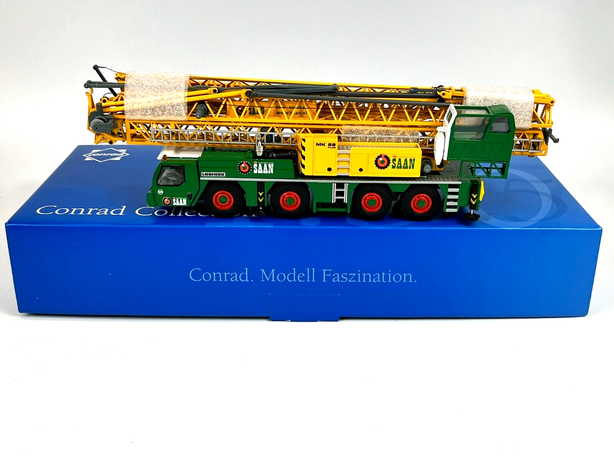 Conrad Liebherr MK 88 Mobilbaukran „Koninklijke Saan“ – Diecast Sammlermodell im Maßstab 1:50, Art. 2106/19 – Ansicht 7