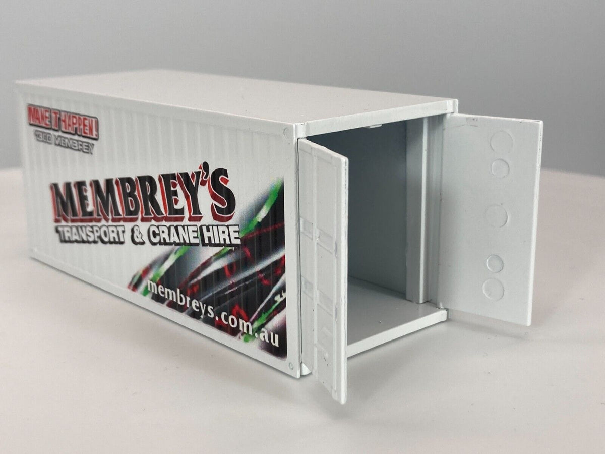 Conrad Seefrachtcontainer 20ft MEMBREY´S – Diecast Sammler-Zubehör im Maßstab 1:50, Art. 99928/16 – Ansicht 6