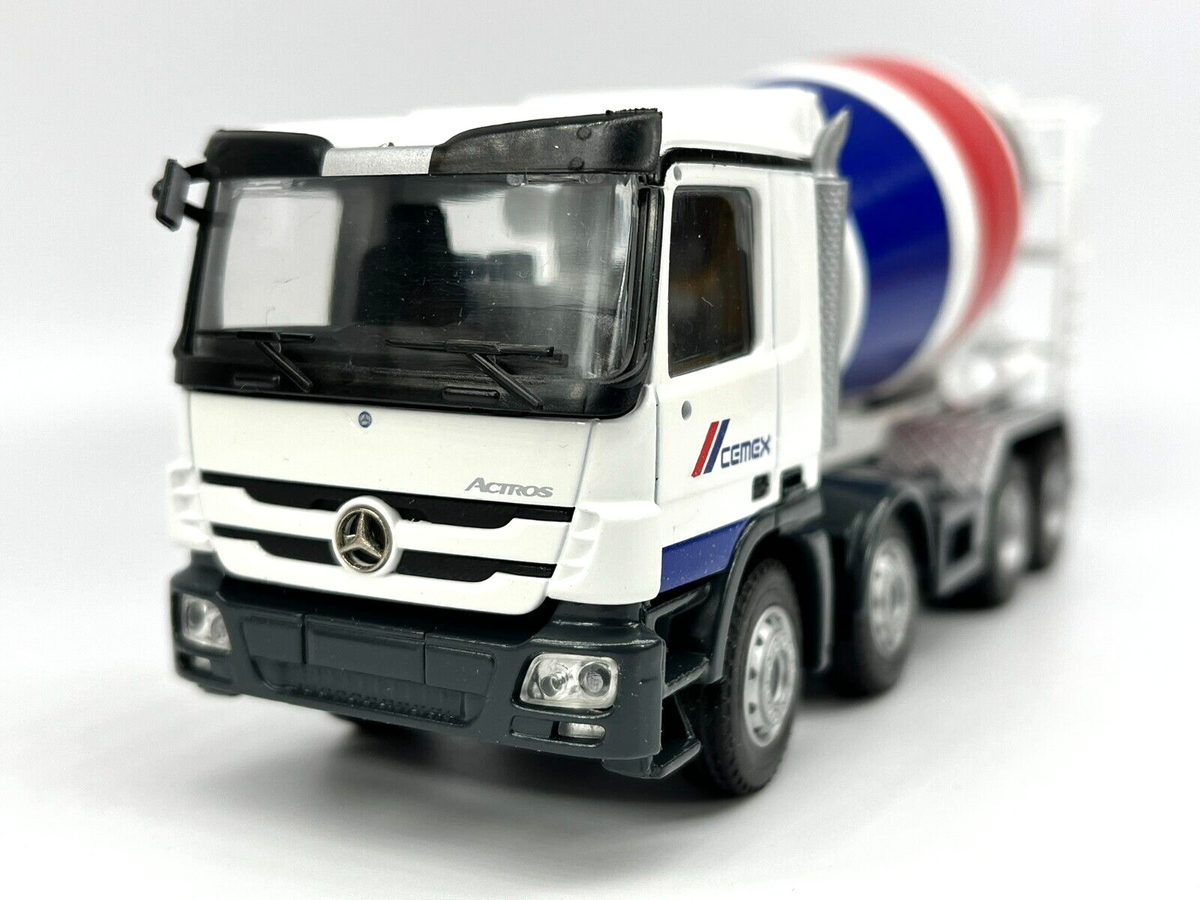 Conrad Liebherr HTM 904 Fahrmischer auf Mercedes-Benz Actros „CEMEX“ – Diecast Sammlermodell im Maßstab 1:50, Art. L-72119/04