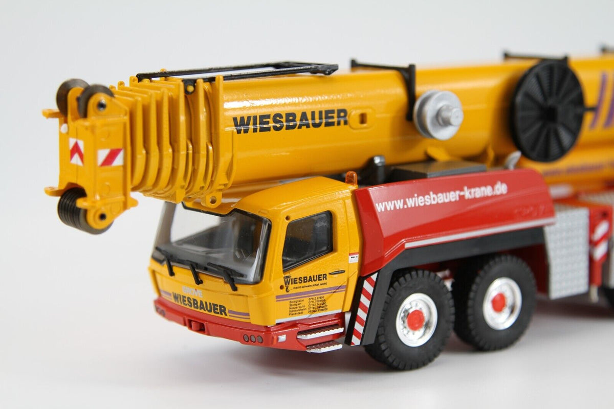 Conrad Grove GMK 6300L Mobilkran WIESBAUER – Diecast Sammlermodell im Maßstab 1:50, Art. 2114/02