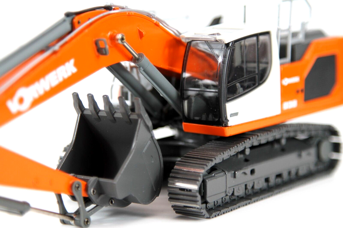 Conrad Liebherr R938 V Litronic Hydraulikbagger „VORWERK“ – Diecast Sammlermodell im Maßstab 1:50, Art. 2215/13 – Ansicht 2