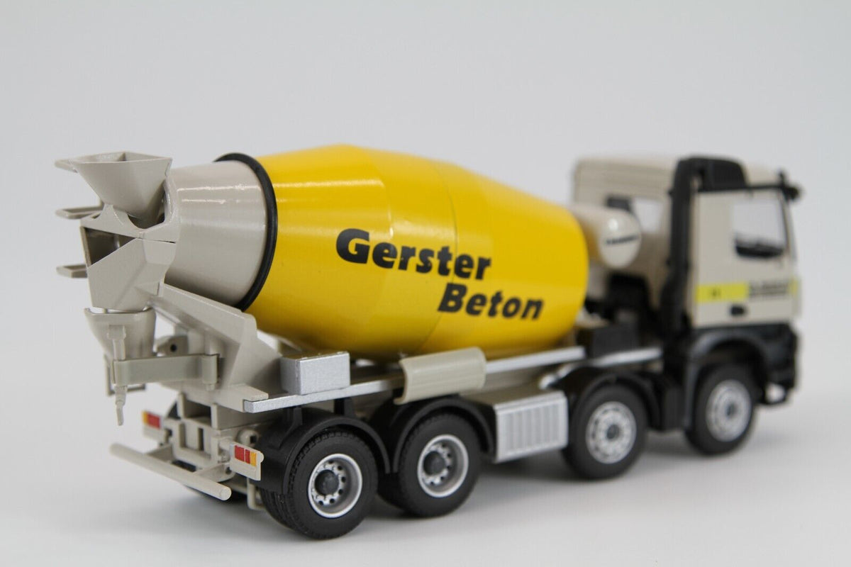 Conrad Liebherr HTM 905 Fahrmischer auf Mercedes-Benz Arocs „GERSTER BETON“ – Diecast Sammlermodell im Maßstab 1:50, Art. 78234/08 – Ansicht 4