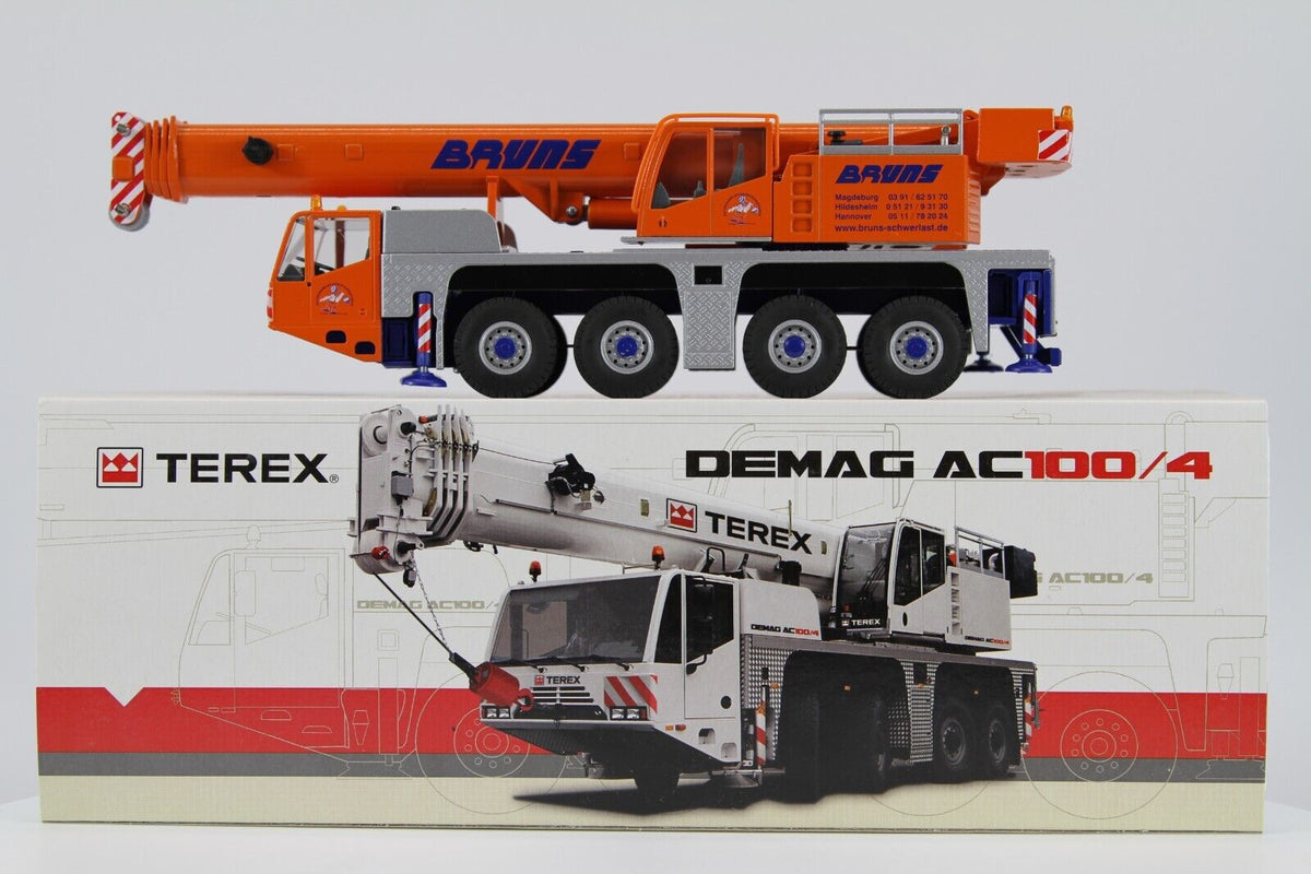 Conrad Terex-Demag AC 100-4 Teleskopkran „BRUNS“ – Diecast Sammlermodell im Maßstab 1:50, Art. 2107/11 – Ansicht 9