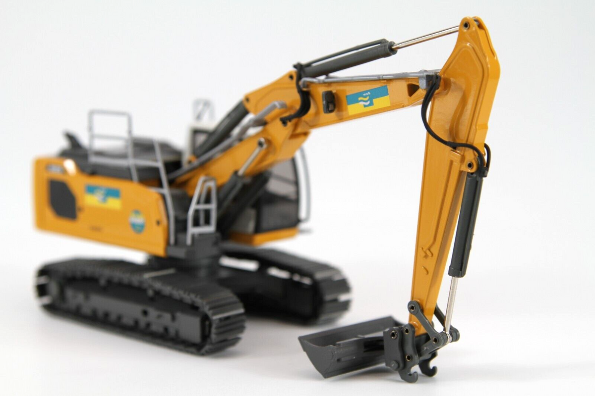 Conrad Liebherr R922 V Hydraulikbagger „WSB/Eberhard“ – Diecast Sammlermodell im Maßstab 1:50, Art. 2224/0 – Ansicht 6