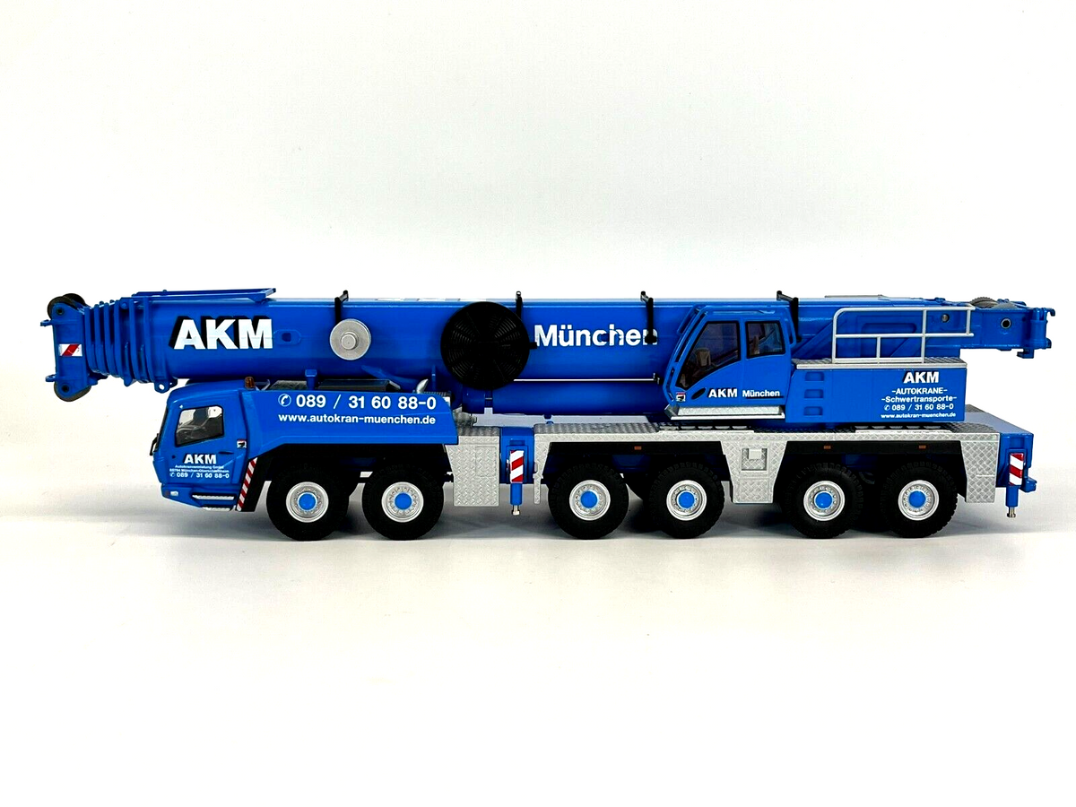 Conrad Grove GMK 6300L Mobilkran inkl. Auslegerverlängerung „AKM“ – Diecast Sammlermodell im Maßstab 1:50, Art. 2114/06 – Ansicht 2