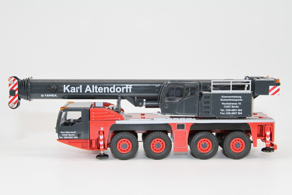 Conrad Terex-Demag AC 100-4L Teleskopkran in der Ausführung Karl Altendorf – Diecast Sammlermodell im Maßstab 1:50, Zinkdruckguss, Art. 2107/03 – Ansicht 2
