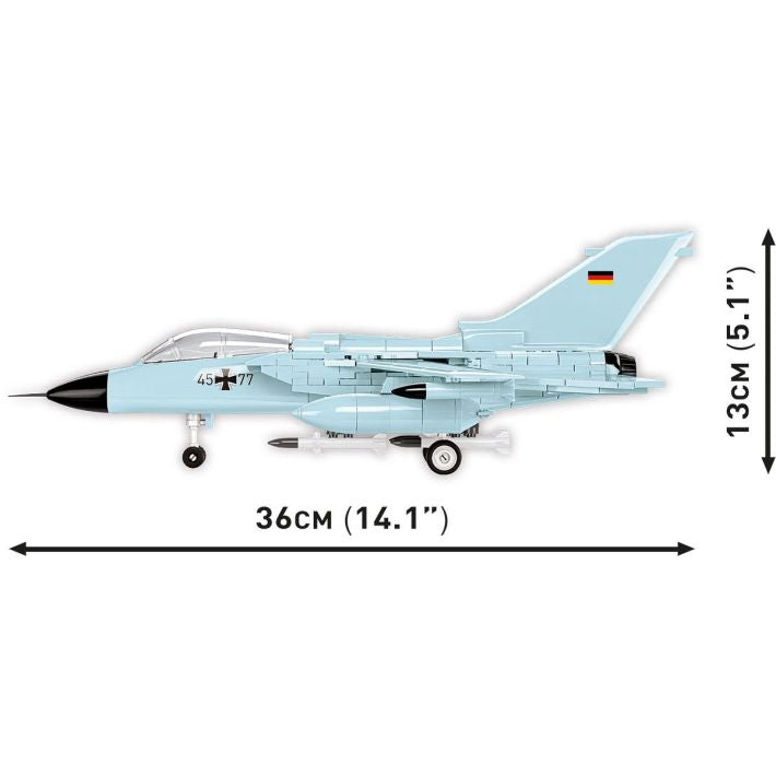 COBI Panavia Tornado IDS Deutsche Luftwaffe Klemmbaustein-Modell im Maßstab 1:48 – 493 Teile, Set 5853 – Ansicht 5