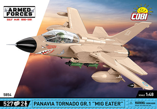 COBI Panavia Tornado GR.1 MiG Eater Klemmbaustein-Modell im Maßstab 1:48 – 527 Teile, Set 5854