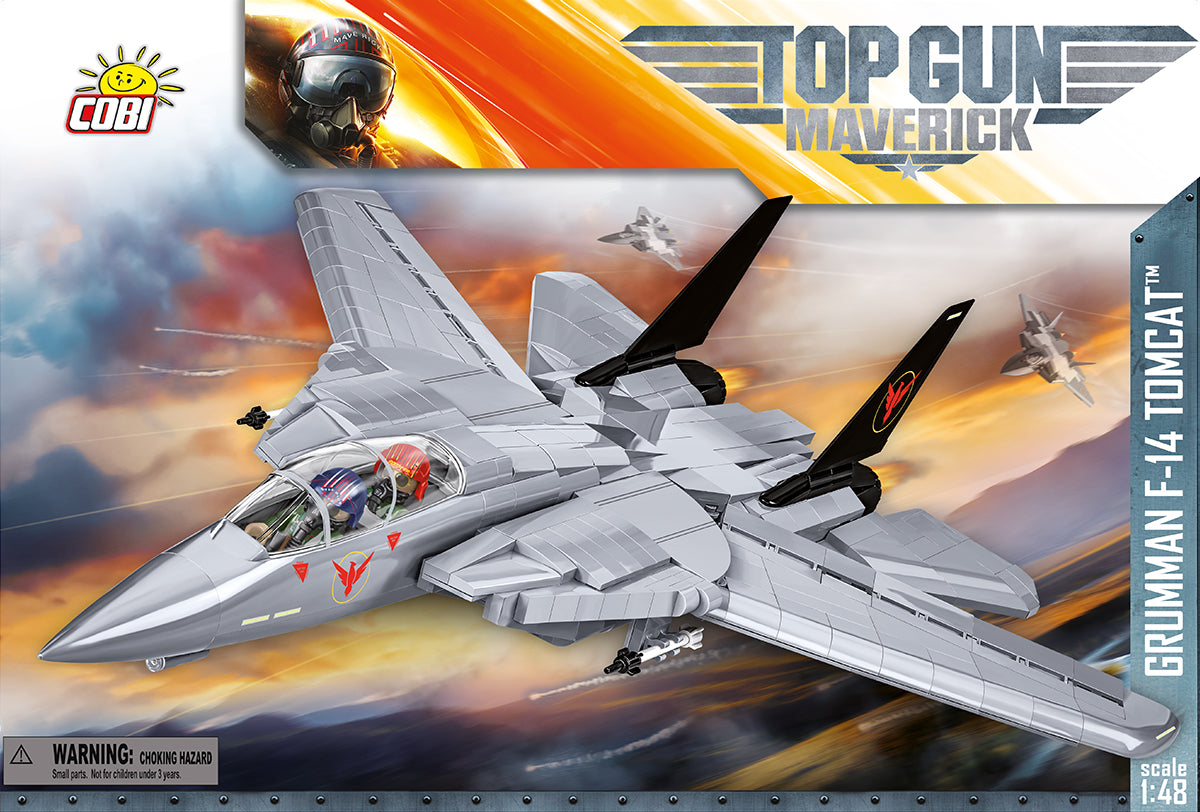 COBI Grumman F-14 Tomcat Top Gun Klemmbaustein-Modell im Maßstab 1:48 – 869 Teile, Set 5920