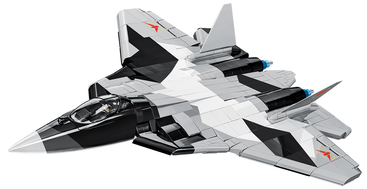 COBI Enemy Strike Jet Top Gun Klemmbaustein-Modell im Maßstab 1:48 – 851 Teile, Set 5921 – Ansicht 3