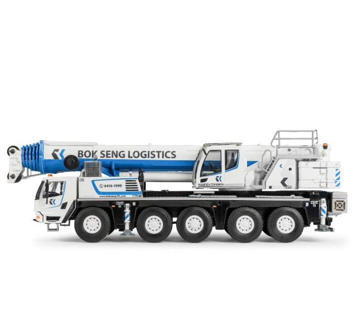 Conrad Liebherr LTM 1110-5.2 Mobilkran „BOK SENG LOGISTICS“ – Diecast Sammlermodell im Maßstab 1:50, Art. 2126/04 – Ansicht 3