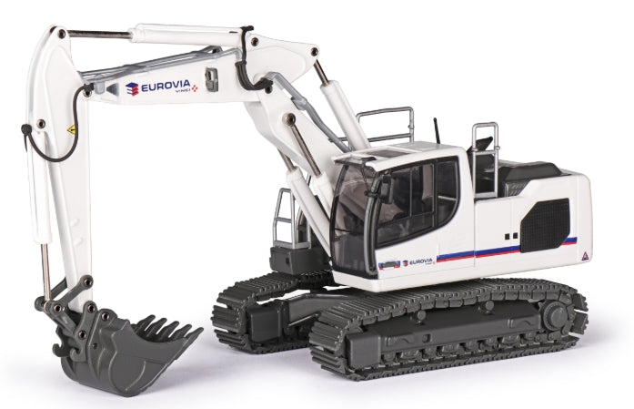 Conrad Liebherr R922 Raupenbagger mit Verstellausleger „EUROVIA“ – Diecast Sammlermodell im Maßstab 1:50, Art. 2223/04