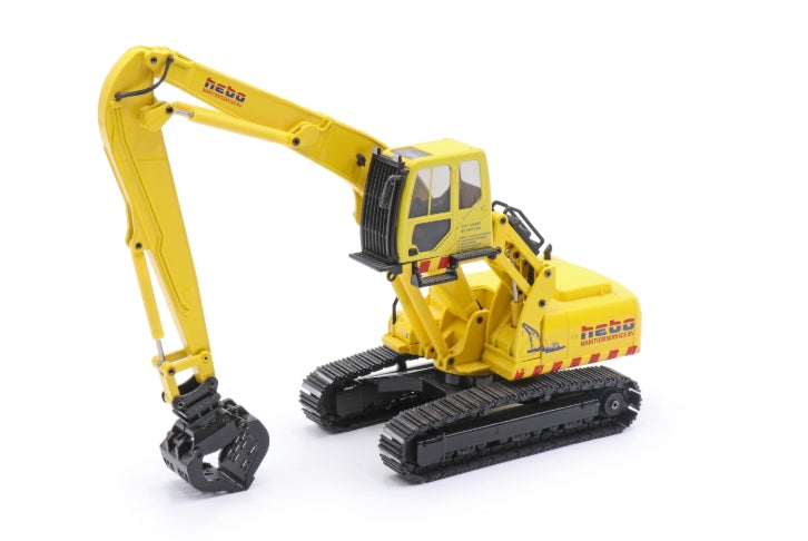 Conrad Case CX 2408 MH Hydraulikbagger „HEBO“ – Diecast Sammlermodell im Maßstab 1:50, Art. 2200/01