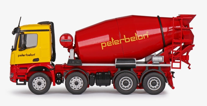Conrad Liebherr HTM 905 Fahrmischer auf Mercedes-Benz Arocs „peterbeton“ – Diecast Sammlermodell im Maßstab 1:50, Art. 78234/11 – Ansicht 3