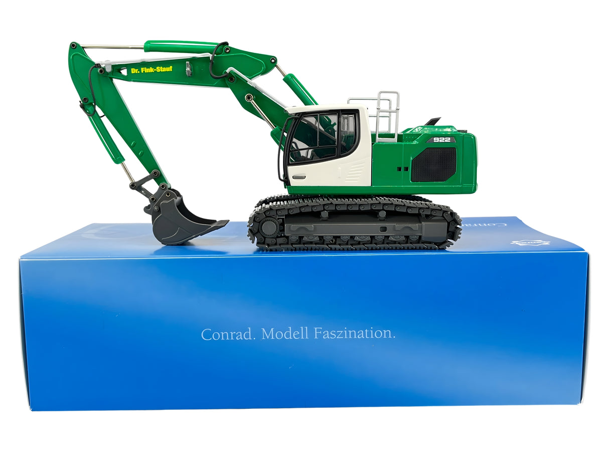 Conrad Liebherr R 922 Raupenbagger mit Verstellausleger „Dr. FINK-STAUF“ – Diecast Sammlermodell im Maßstab 1:50, Art. 2223/11 – Ansicht 5