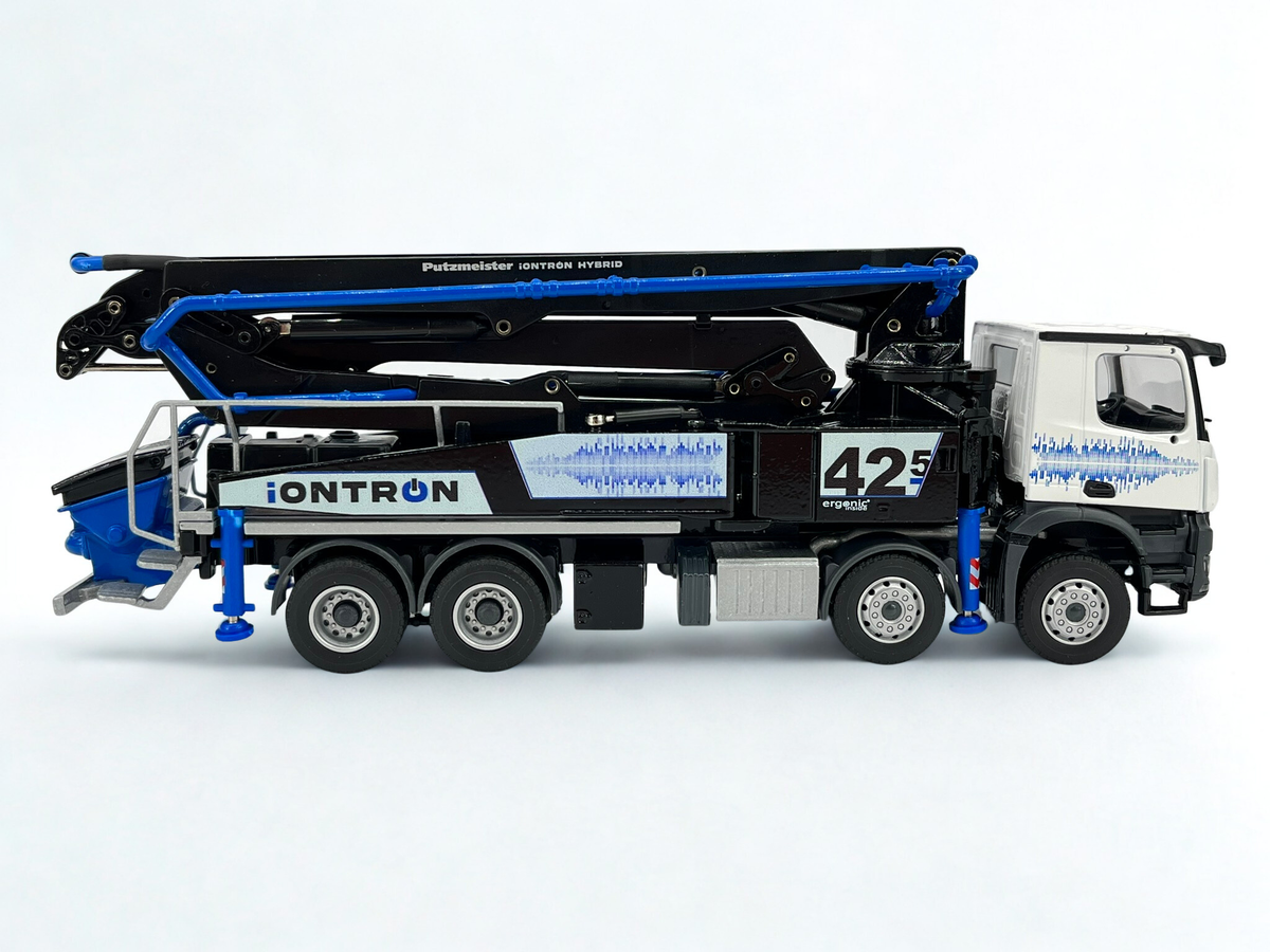 Conrad Putzmeister M42-5 iONTRON Autobetonpumpe – Diecast Sammlermodell im Maßstab 1:50, Art. 78199/07 – Ansicht 3