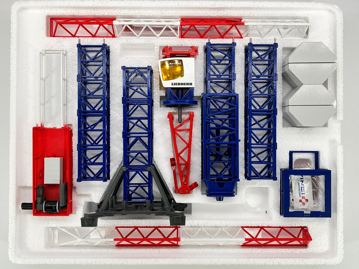 Conrad Liebherr 112 EC-H Turmdrehkran „VINCI CONSTRUCTION“ – Diecast Sammlermodell im Maßstab 1:87, Art. 2024/05 – Ansicht 2