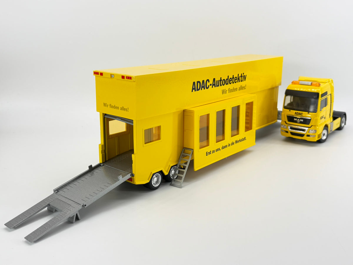 Conrad MAN TGX Prüfstandsauflieger „ADAC“ – Diecast Sammlermodell im Maßstab 1:50, Art. 70170/0 – Ansicht 6