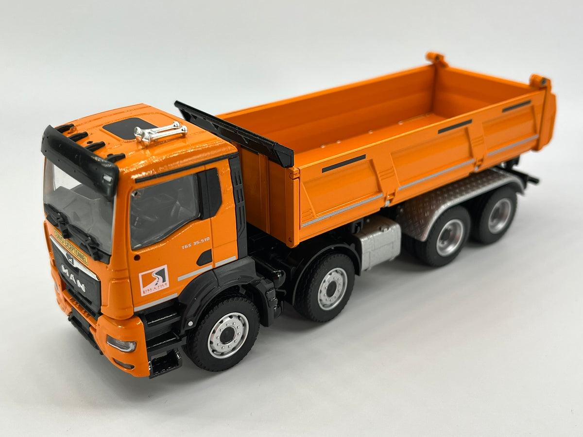 Conrad Meiller Dreiseitenkipper auf MAN TGS NN „LISE + FILS“ – Diecast Sammlermodell im Maßstab 1:50, Art. 81255/04 – Ansicht 6