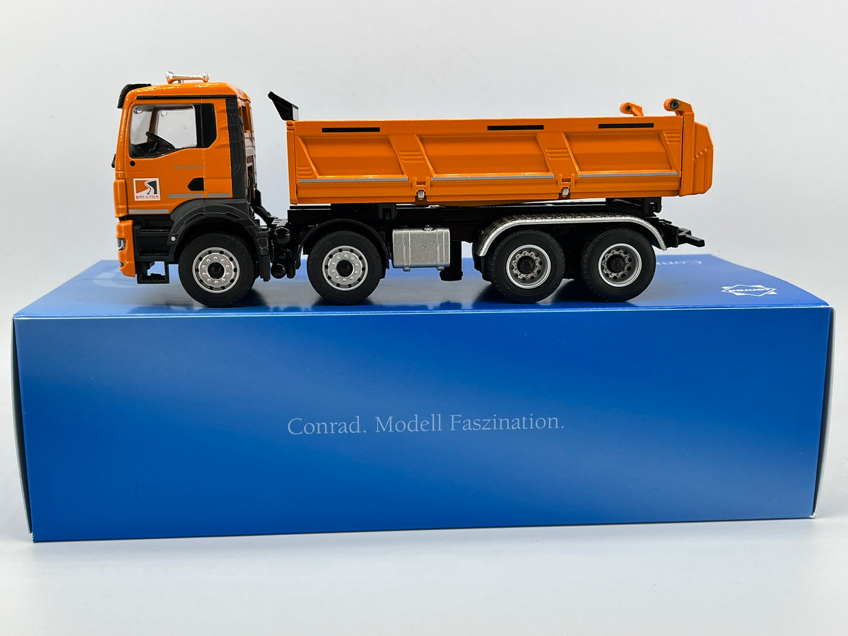 Conrad Meiller Dreiseitenkipper auf MAN TGS NN „LISE + FILS“ – Diecast Sammlermodell im Maßstab 1:50, Art. 81255/04 – Ansicht 7