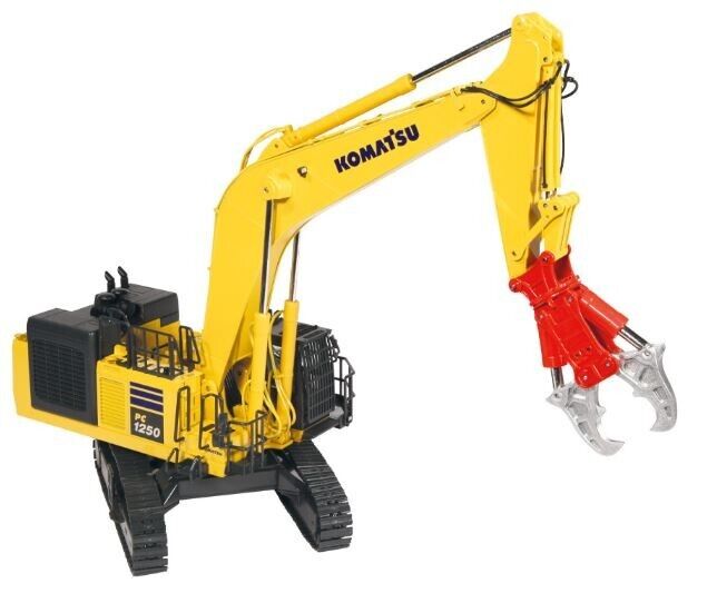 NZG Komatsu PC1250-11 Hydraulikbagger mit Abbruchausrüstung – Diecast Sammlermodell im Maßstab 1:50, Zinkdruckguss, Art. 9991 – Ansicht 3