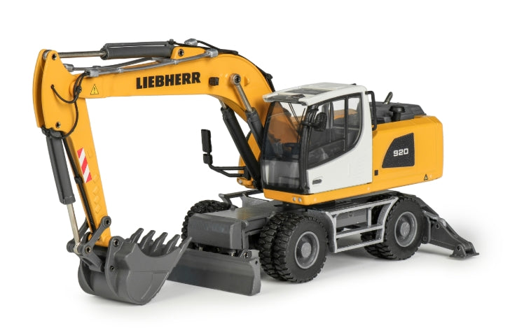 Conrad Liebherr A 920 Mobilbagger Stufe IIIA mit Monoblockausleger – Diecast Sammlermodell im Maßstab 1:50, Art. 2217/01