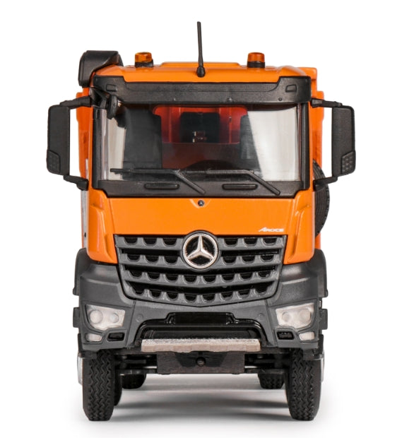 Conrad Mercedes-Benz Arocs 8x4 mit MEILLER Hinterkipper in Orange – Diecast Sammlermodell im Maßstab 1:50, Art. 78259/0 – Ansicht 3