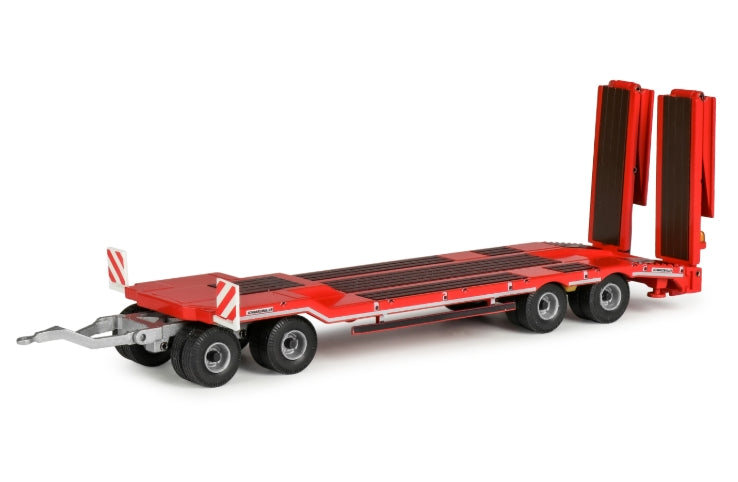 Conrad Schwarzmüller Tiefladeanhänger 4-achs mit gekröpftem Plateau – Diecast Sammlermodell im Maßstab 1:50