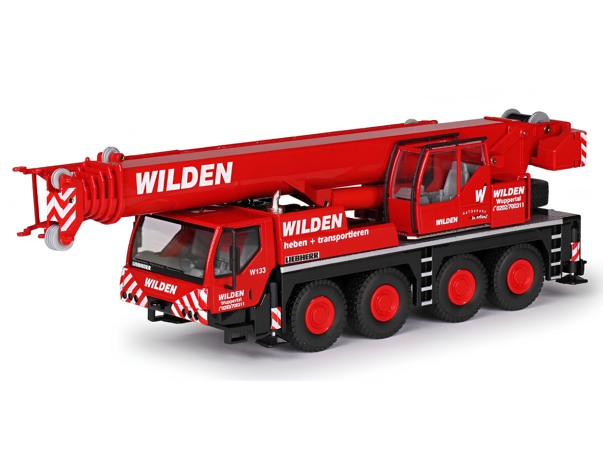 Conrad Liebherr LTM 1070-4.1 Mobilkran WILDEN Wuppertal Sondermodell – Diecast Sammlermodell im Maßstab 1:50, Art. 2100/27