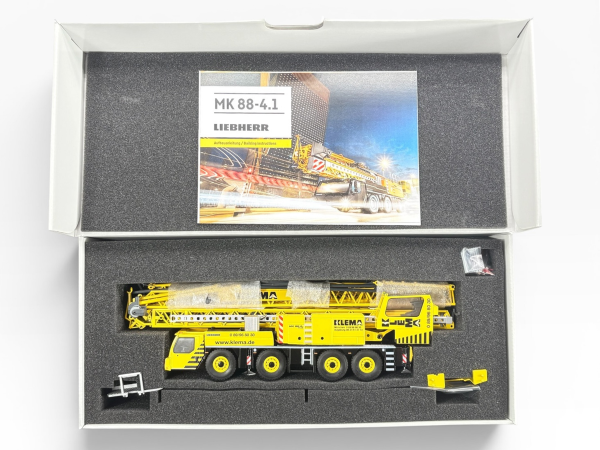 Conrad Liebherr MK 88-4.1 Mobilbaukran „KLEMA“ München – Diecast Sammlermodell im Maßstab 1:50, Art. 2123/09 – Ansicht 3
