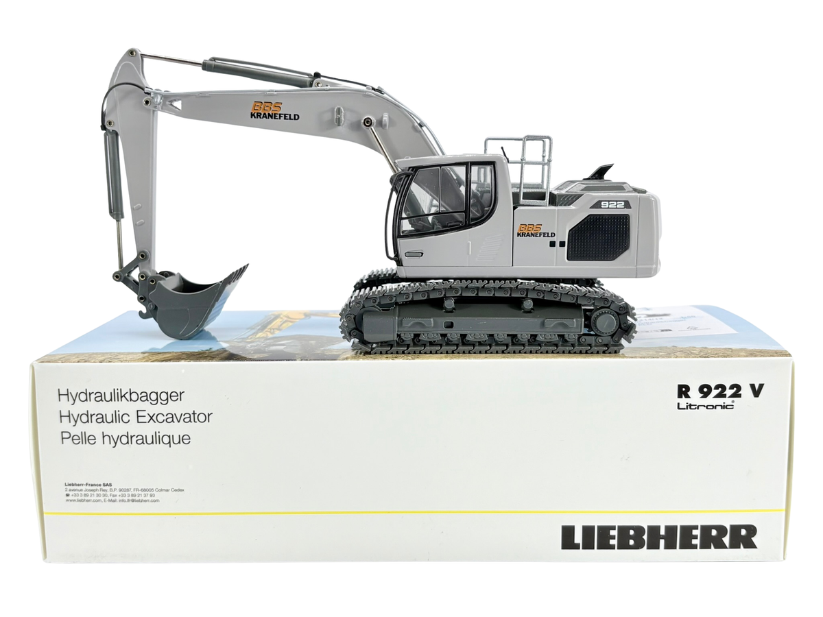 Conrad Liebherr R 922 V Hydraulikbagger „KRANEFELD“ – Diecast Sammlermodell im Maßstab 1:50, Art. 2214/12 – Ansicht 5