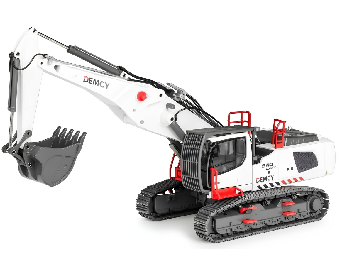 Conrad Liebherr R 940 Demolition Raupenbagger „DEMCY“ Eiffage – Diecast Sammlermodell im Maßstab 1:50, Art. 2222/03