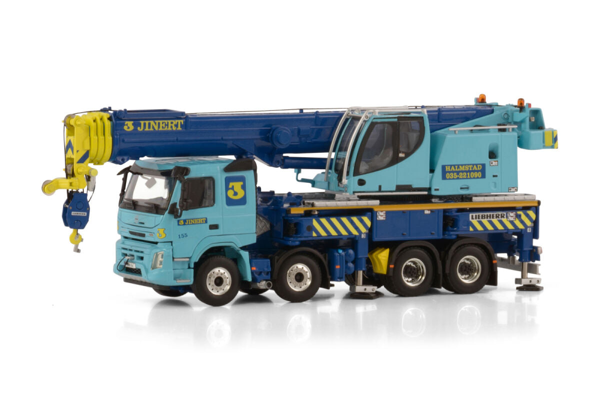 WSI Liebherr LTF 1060-4.1 Teleskop-Aufbaukran auf Volvo FMX „3 JINERT“ – Diecast Sammlermodell im Maßstab 1:50, Art. 51-2152 – Ansicht 2